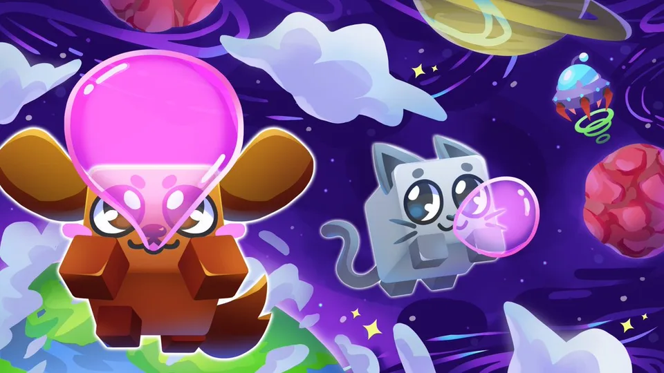 Release artwork posted by Rumble Studios for Bubble Gum Simulator INFINITY